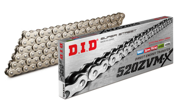 DID 520 ZVMX 120-Link Chain Race Street Chain – EDR Performance