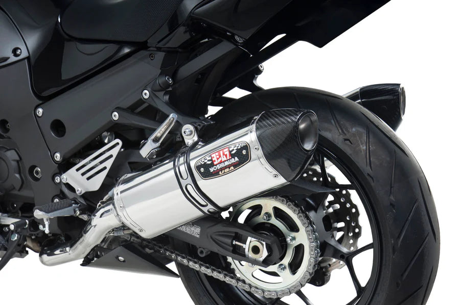 Yoshimura - ZX-14R 12-26 Race R-77 Stainless Slip-On Exhaust, w/ Stainless Mufflers