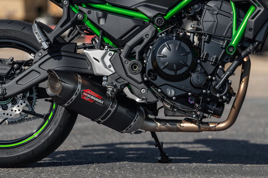 Yoshimura - NINJA/Z 650 17-26 Race AT2 Stainless Full Exhaust, w/ Carbon Fiber Muffler