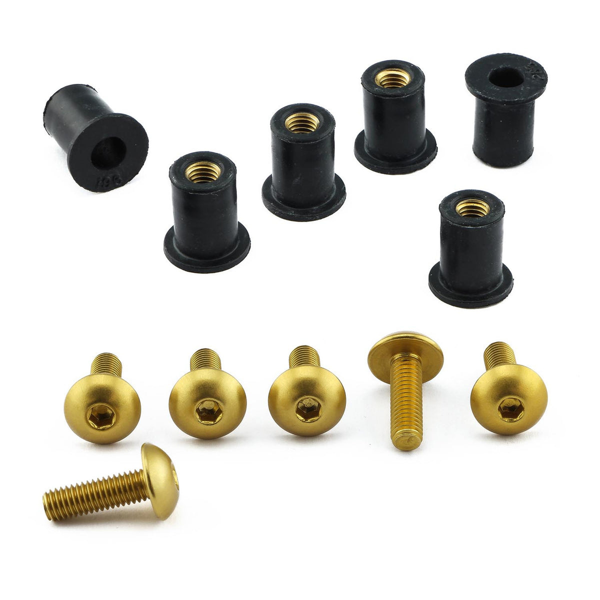 Kit de parabrisas de aluminio ProBolt de 6 pernos