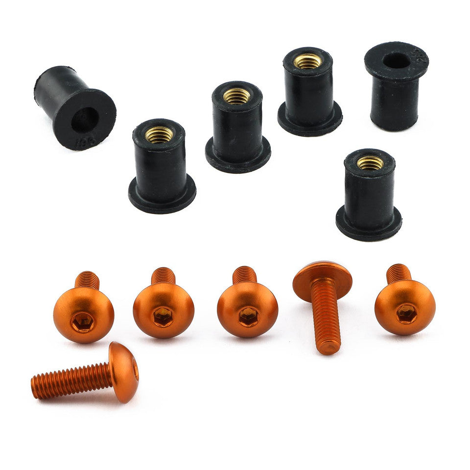 Kit de parabrisas de aluminio ProBolt de 6 pernos