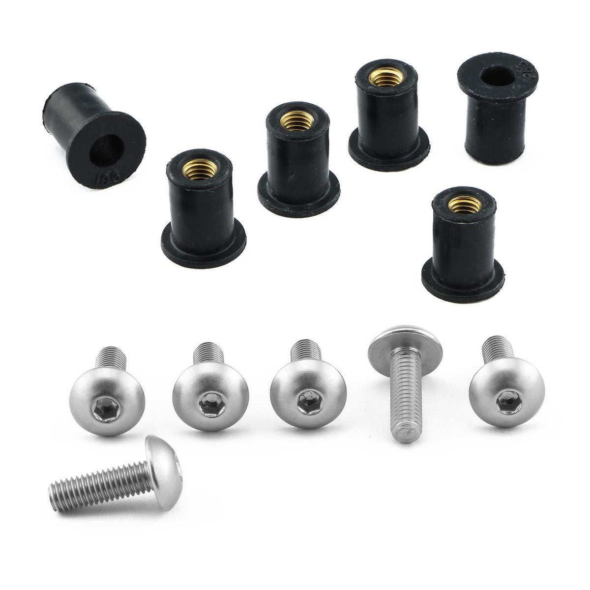 Kit de parabrisas de aluminio ProBolt de 6 pernos