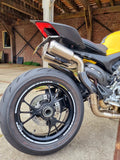 Vandemon Performance Ducati Panigale & Streetfighter V4 Titanium High Mount 3/4 Slip-On 2018-2022