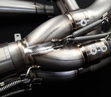 Vandemon Performance Kawasaki Ninja H2 & H2R Brushed Titanium Exhaust System 2015-2024