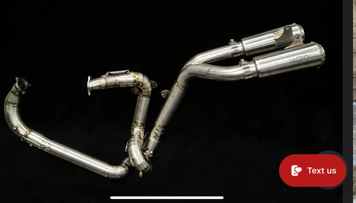 Sistema de escape completo de titanio Vandemon Performance Ducati 848/1098
