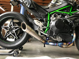 Vandemon Performance Kawasaki Ninja H2 & H2R Brushed Titanium Exhaust System 2015-2024