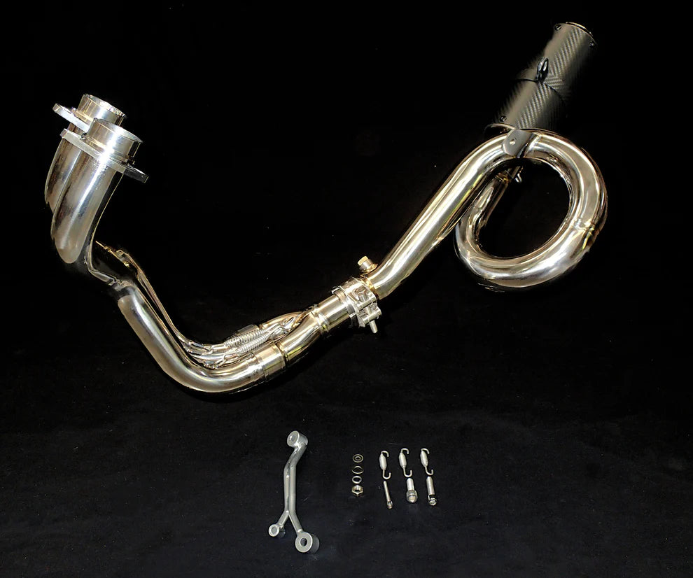 Sistema de escape de titanio Vandemon Performance para Yamaha R7, MT07, FZ07, XSR700, Tracer 700/GT y Tracer 7/GT