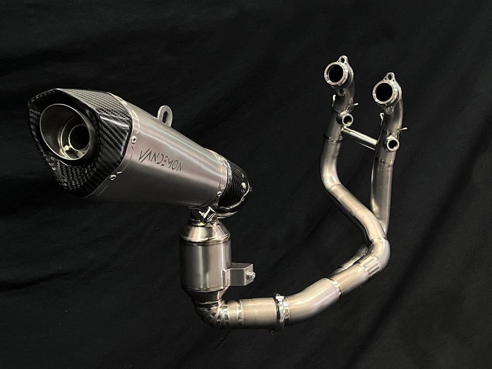 Vandemon Performance KTM 890 790 Duke Duke R Adventure Titanium Exhaust System & Cat Delete Husqvarna Norden 901