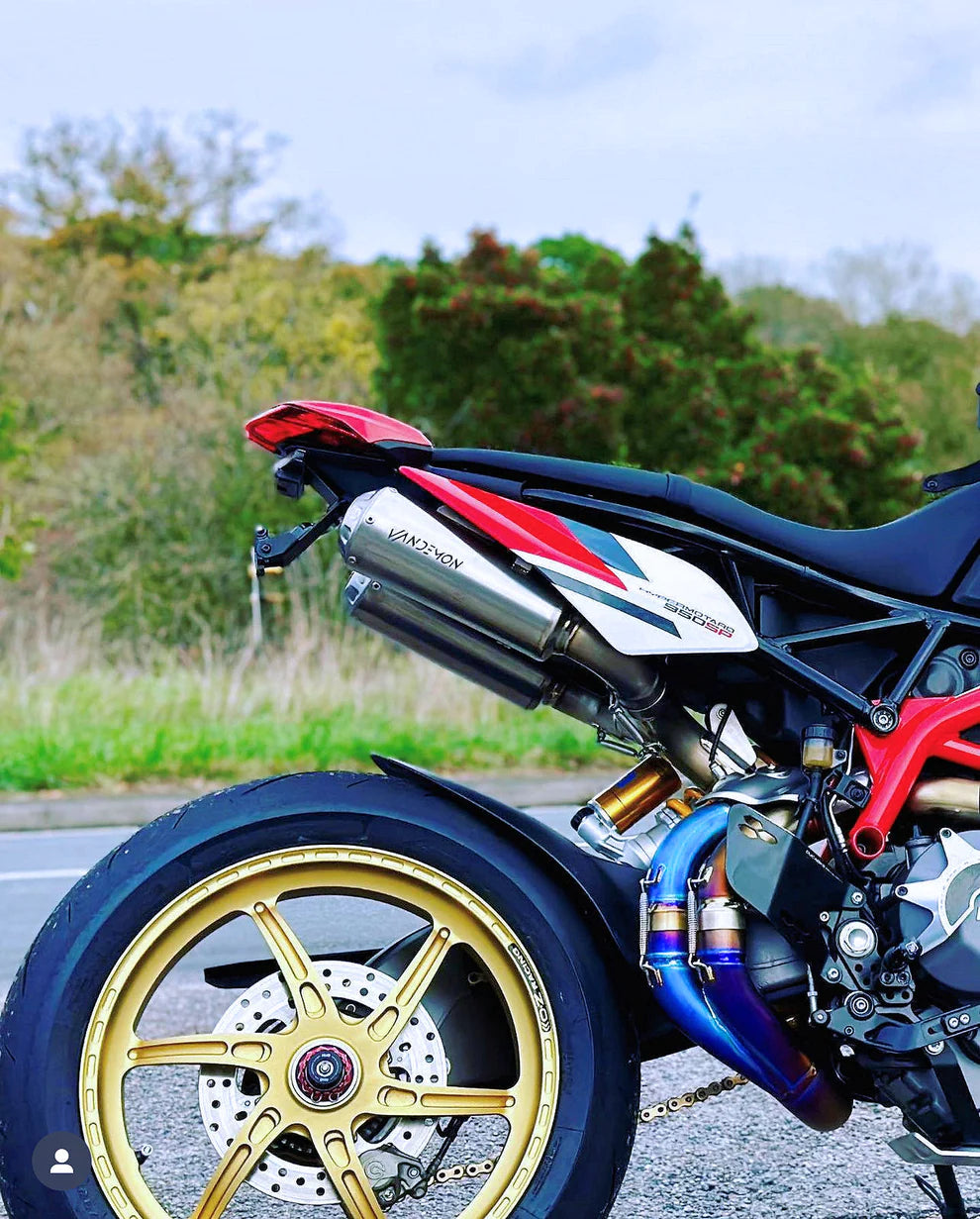 Vandemon Performance Ducati Hypermotard 950 & 950SP Full Titanium Exhaust System 2019-2024
