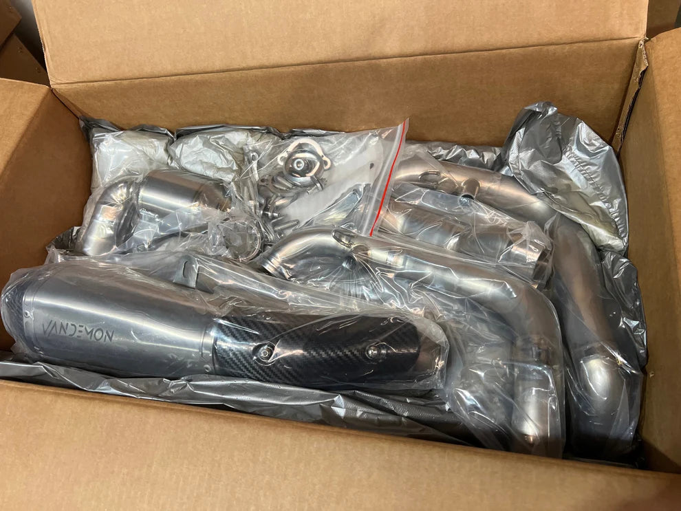 Vandemon Performance KTM 890 790 Duke Duke R Adventure Titanium Exhaust System & Cat Delete Husqvarna Norden 901