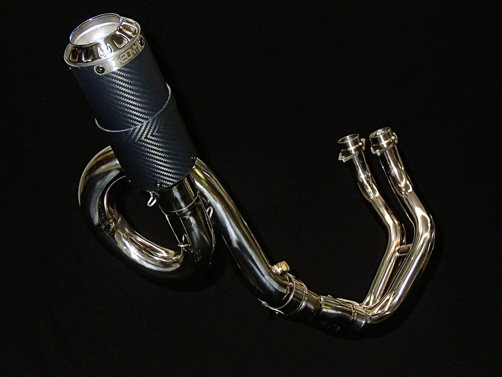 Sistema de escape de titanio Vandemon Performance para Yamaha R7, MT07, FZ07, XSR700, Tracer 700/GT y Tracer 7/GT