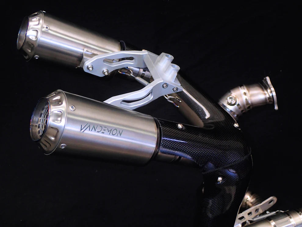 Sistema de escape Vandemon Performance de titanio para Ducati Panigale/Streetfighter V2 959 (2019-2024)