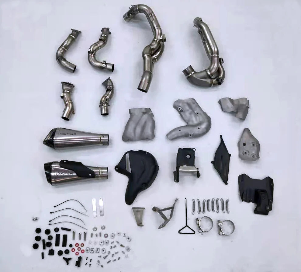 Kit de escape Vandemon Performance para Ducati Panigale V4S y V4R de titanio (2018-20)