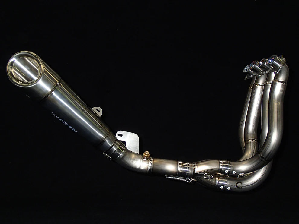 Kawasaki Ninja H2 & H2R Vandemon Brushed Titanium Exhaust System