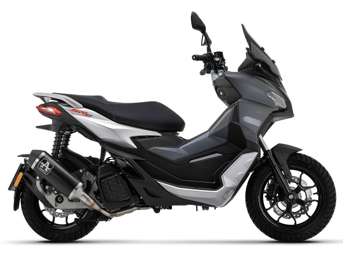 ARROW DARK ALUMINUM URBAN COMPLETE KIT HOMOLOGATED APRILIA SR 200 GT 2022-2023