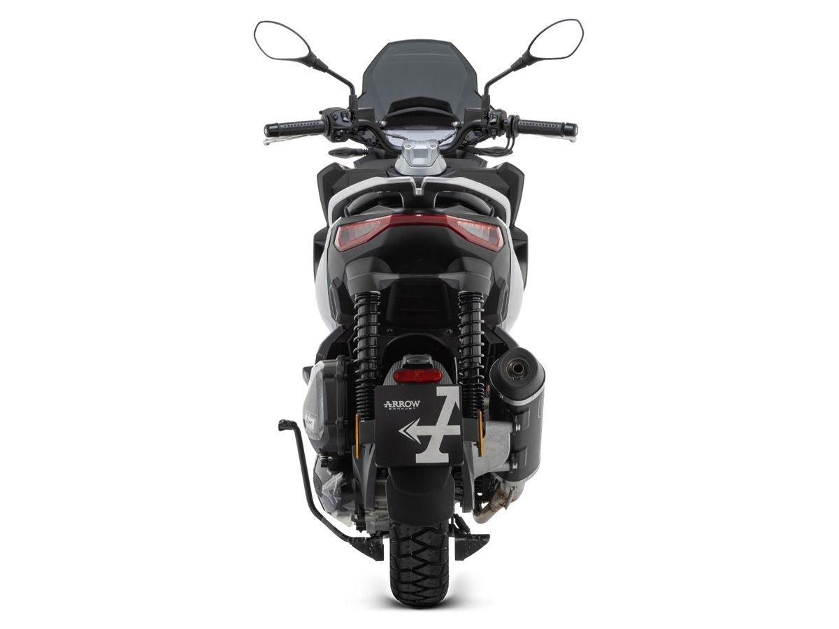 ARROW DARK ALUMINUM URBAN COMPLETE KIT HOMOLOGATED APRILIA SR 200 GT 2022-2023