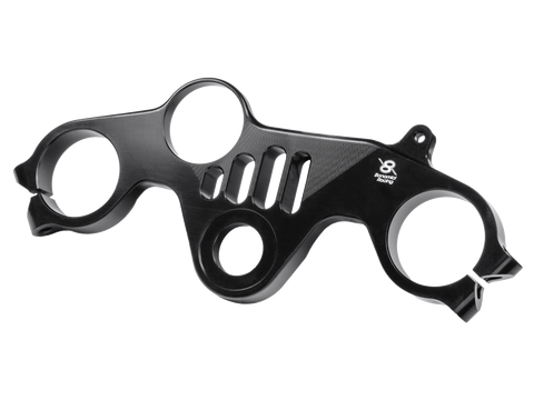 BONAMICI TOP TRIPLE CLAMP YAMAHA R1/M (BLACK) (STREET) (2015+)