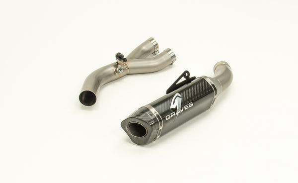  3ピース　ストック Graves Yamaha R1 Cat Eliminator Exhaust System – EDR Performance
