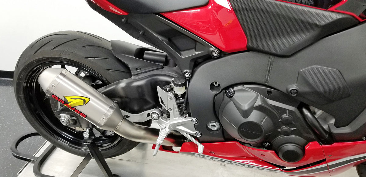 Escape deslizante Cat Back para Honda CBR1000RR
