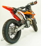 KTM - Husqvarna - Gas Gas Titanium Slip-on Exhaust - Carbon End Cap