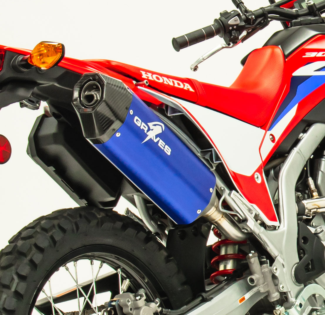 Escape completo de acero inoxidable para Honda CRF300L
