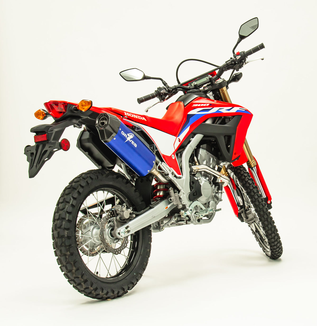 Escape completo de acero inoxidable para Honda CRF300L