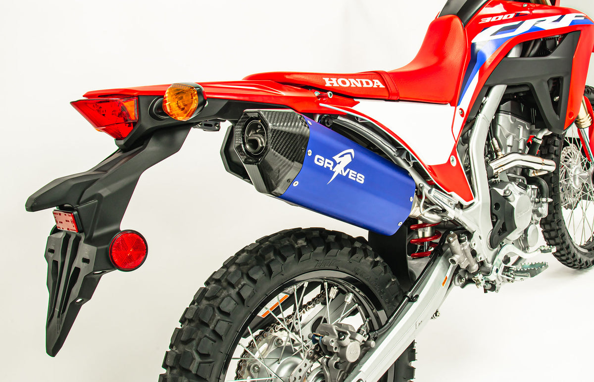Escape completo de acero inoxidable para Honda CRF300L