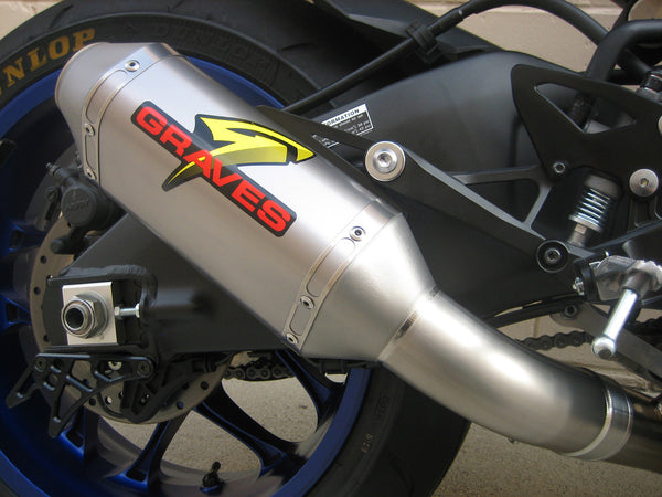 yamaha rx1 hauck exhaust Graves Motorsports Yamaha R1 Short Cat Eliminator Titanium Exhaust – EDR  Performance