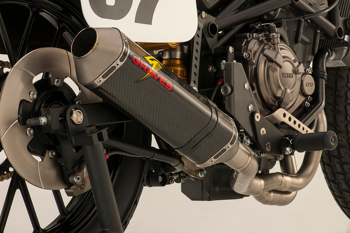 Sistema de escape completo Graves Motorsports Yamaha DT-07
