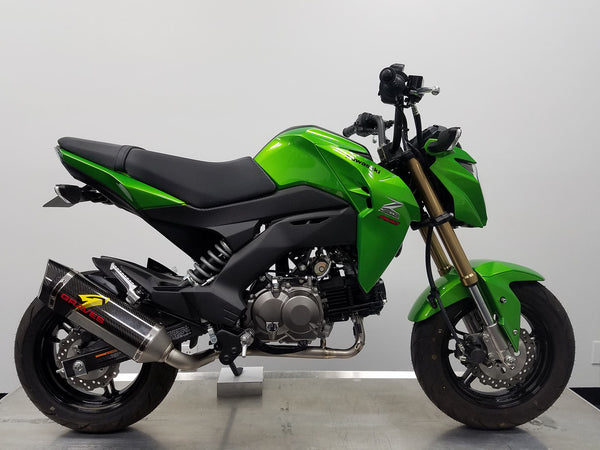 Kawasaki Z125 Pro Full Titanium Carbon Exhaust System – EDR