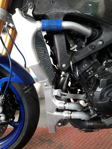 YAMAHA YZF-R6 2017 - 2024 GALLETTO OVERSIZE RADIATOR/OIL COOLER KIT H2O PERFORMANCE ART723