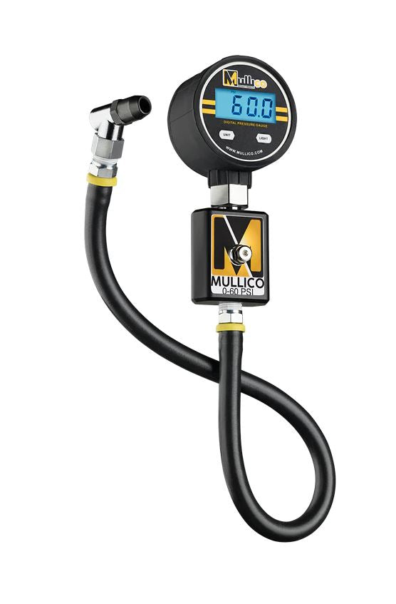 Medidor de presión de neumáticos digital profesional Mullico 0-60 PSI V2
