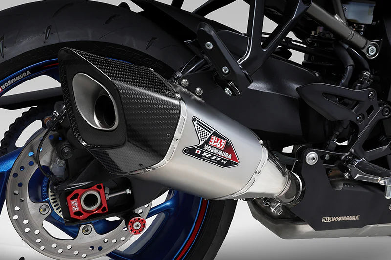 GSX-S1000GT 2022-25 R-11Sq Stainless Slip-on Exhaust w/ Satin Muffler