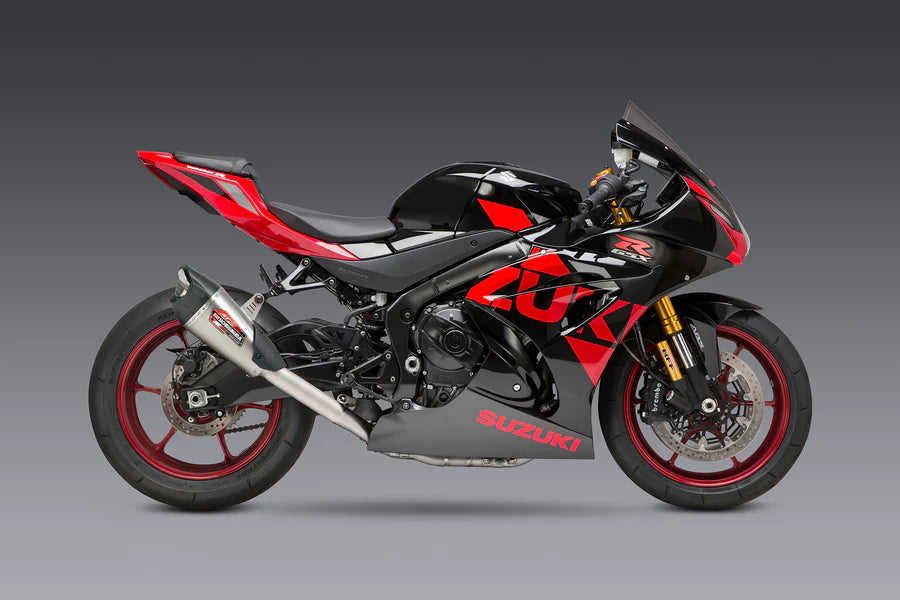 Yoshimura - GSX-R1000 17-27 Race AT2 Stainless Full Exhaust, w/ Stainless Muffler