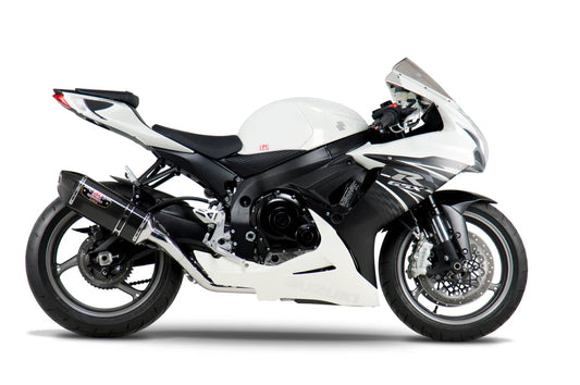 GSX-R600/750 11-26 Race R-77 Stainless Full Exhaust, w/ Carbon Fiber Muffler