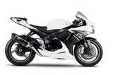 GSX-R600/750 11-26 Race R-77 Stainless Full Exhaust, w/ Carbon Fiber Muffler