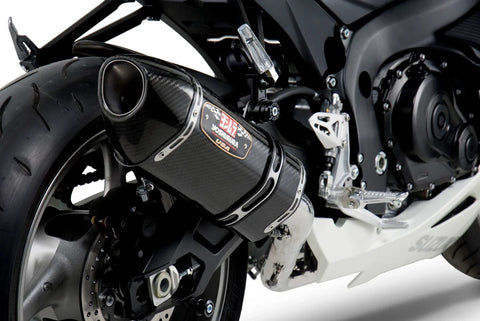 GSX-R600/750 11-26 Race R-77 Stainless Full Exhaust, w/ Carbon Fiber Muffler