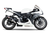 GSX-R600/750 11-26 R-77 Stainless Slip-On Exhaust, w/ Carbon Fiber Muffler