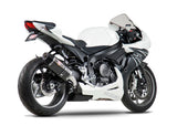 GSX-R600/750 11-26 R-77 Stainless Slip-On Exhaust, w/ Carbon Fiber Muffler