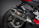 GSX-R600/750 11-26 R-77 Stainless Slip-On Exhaust, w/ Carbon Fiber Muffler