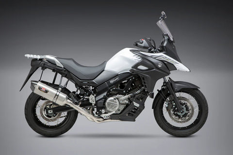 V-STROM 650 17-25 Race R-77 Stainless 3/4 Exhaust, w/ Stainless Muffler