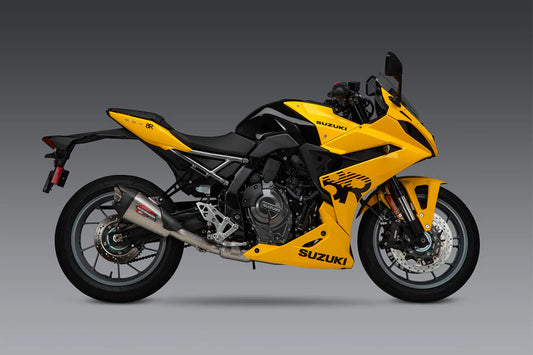 Yoshimura - GSX-8S/R/T/TT 23-26 AT2 Stainless Full Exhaust, w/ Stainless Muffler