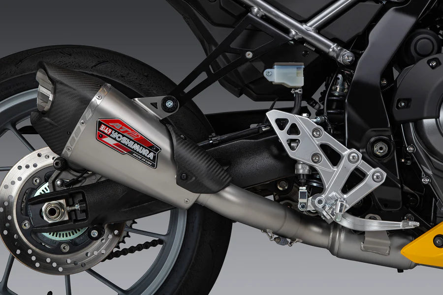 Yoshimura - GSX-8S/R/T/TT 23-26 AT2 Stainless Full Exhaust, w Yoshimura - GSX-8S/R/T/TT 23-26 AT2 Stainless Full Exhaust, w