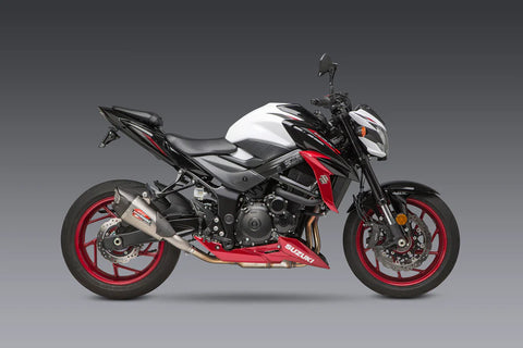 GSX-S750/Z 18-23 AT2 Stainless Slip-On Exhaust, w/ Stainless Muffler