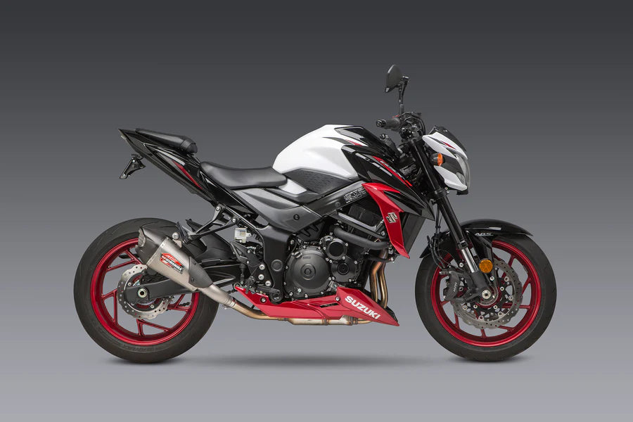 GSX-S750/Z 18-23 AT2 Stainless Slip-On Exhaust, w/ Stainless
