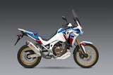 Africa Twin 20-26 RS-12 Stainless Slip-On Exhaust, w/ Stainless Muffler