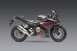 CBR500R 16-25 R-77 Stainless Slip-On Exhaust, w/ Stainless Muffler