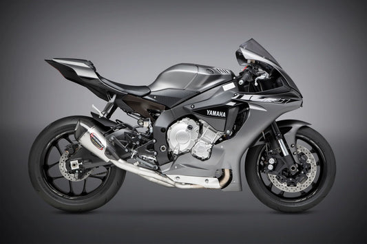 Yoshimura - YZF-R1/M/S 15-25 Race ALPHA T Stainless 3/4 Exhaust, w/ Stainless Muffler