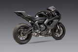 FZ/MT-07 15-26 / XSR700 18-24 / R7 22-26 Race R-77 Stainless Full Exhaust, w/ CF Muffler
