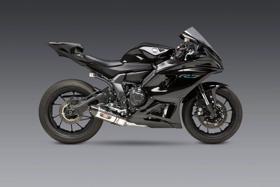FZ/MT-07 15-26 / XSR700 18-24 / R7 22-26 Race R-77 Stainless Full Exhaust, w/ Stainless Muffler
